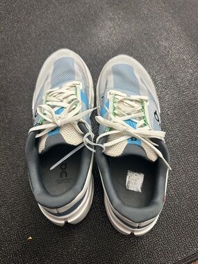 On Running Women’s Cloudswift Athletic Shoes - White, Light Blue & Gray